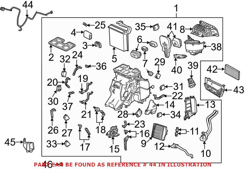 HVAC Wiring Harness Genuine Saab 12756421
